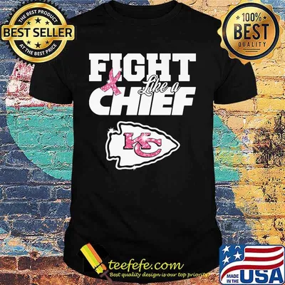 Fight like a kansas city chiefs breast cancer awareness shirt