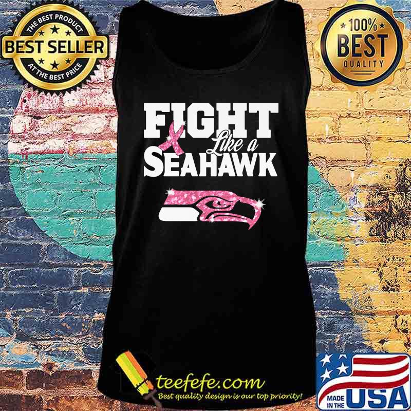 Fight like a seahawk breast cancer awareness s Tank top Fight like a seahawk breast cancer awareness s Tank top