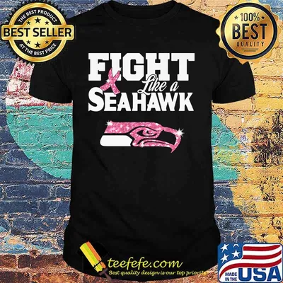 Fight like a seahawk breast cancer awareness shirt