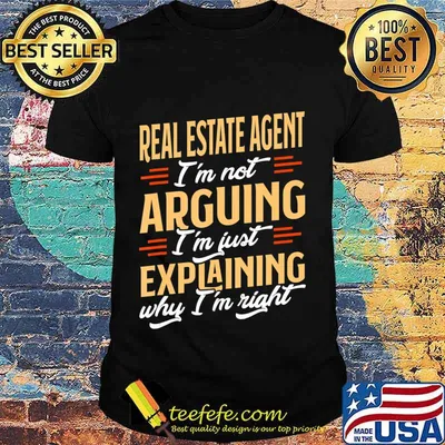 Funny Real Estate Agent Job Design Proud Profession Gift T-Shirt