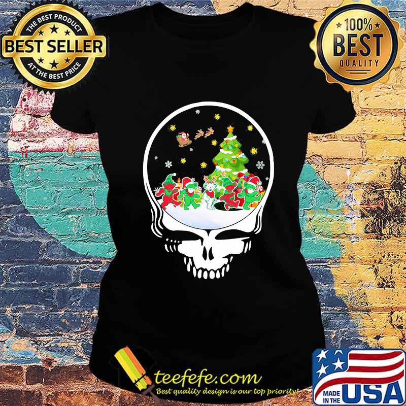 Grateful dead bears merry christmas s Ladies tee Grateful dead bears merry christmas s Ladies tee