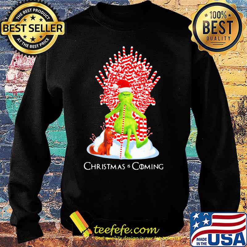 Grinch and his dog christmas is coming s Sweater Grinch and his dog christmas is coming s Sweater
