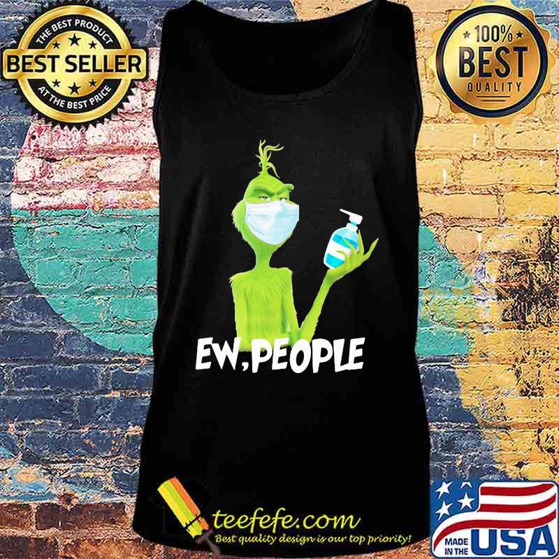 Grinch wearing mask and washing hand ew people s Tank top Grinch wearing mask and washing hand ew people s Tank top