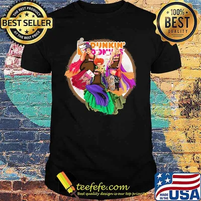 Halloween hocus pocus dunkin donuts logo shirt
