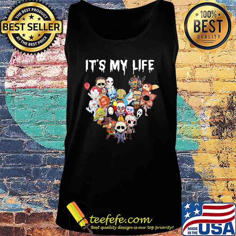 Halloween horror characters it's my life heart s Tank top Halloween horror characters it's my life heart s Tank top