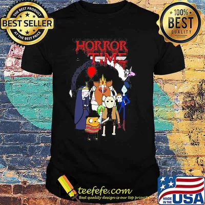 Halloween horror characters time shirt