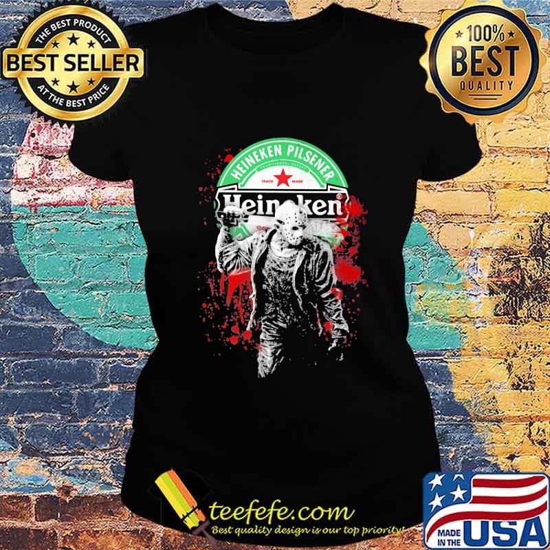 Halloween jason voorhees heineken pilsener s Ladies tee Halloween jason voorhees heineken pilsener s Ladies tee