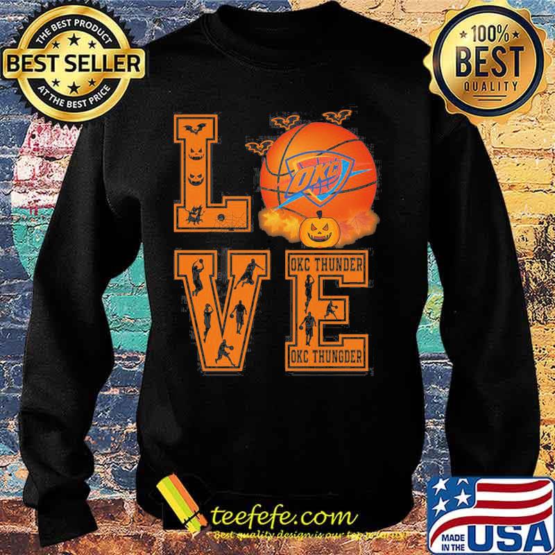 Halloween love okc thunder basketball s Sweater Halloween love okc thunder basketball s Sweater