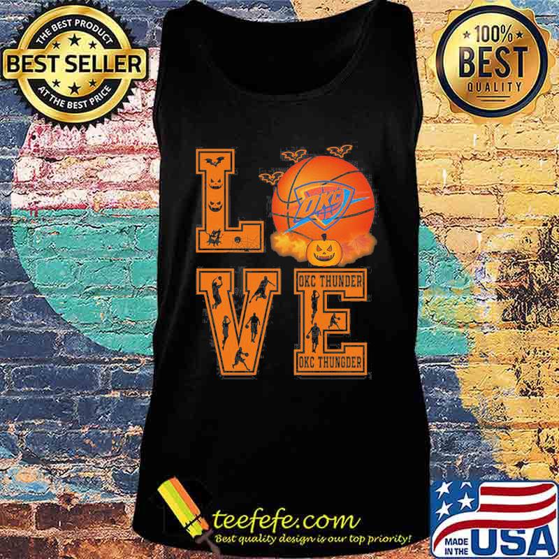 Halloween love okc thunder basketball s Tank top Halloween love okc thunder basketball s Tank top