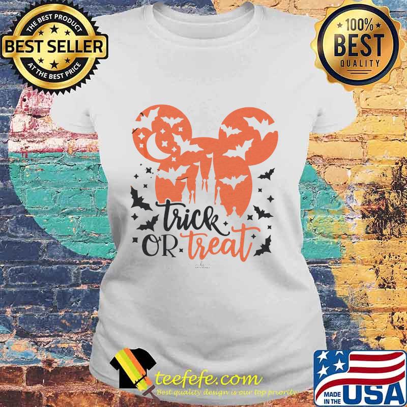 Halloween mickey mouse trick or treat s Laides tee Halloween mickey mouse trick or treat s Laides tee