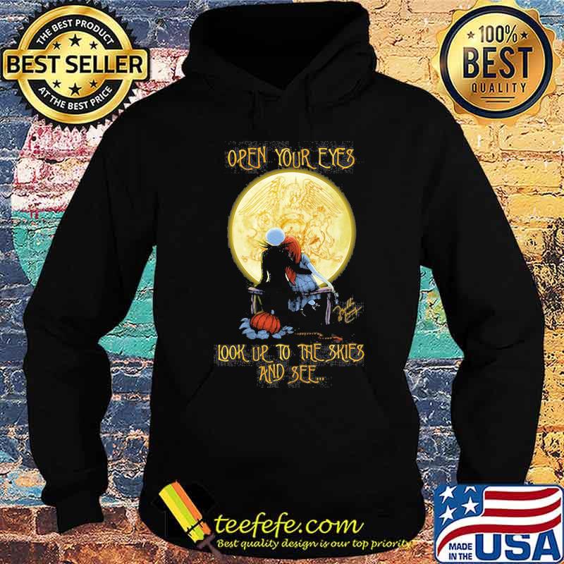 Halloween nightmare open your eyes look us to the skies and see moon s Hoodie Halloween nightmare open your eyes look us to the skies and see moon s Hoodie