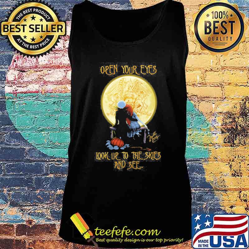Halloween nightmare open your eyes look us to the skies and see moon s Tank top Halloween nightmare open your eyes look us to the skies and see moon s Tank top