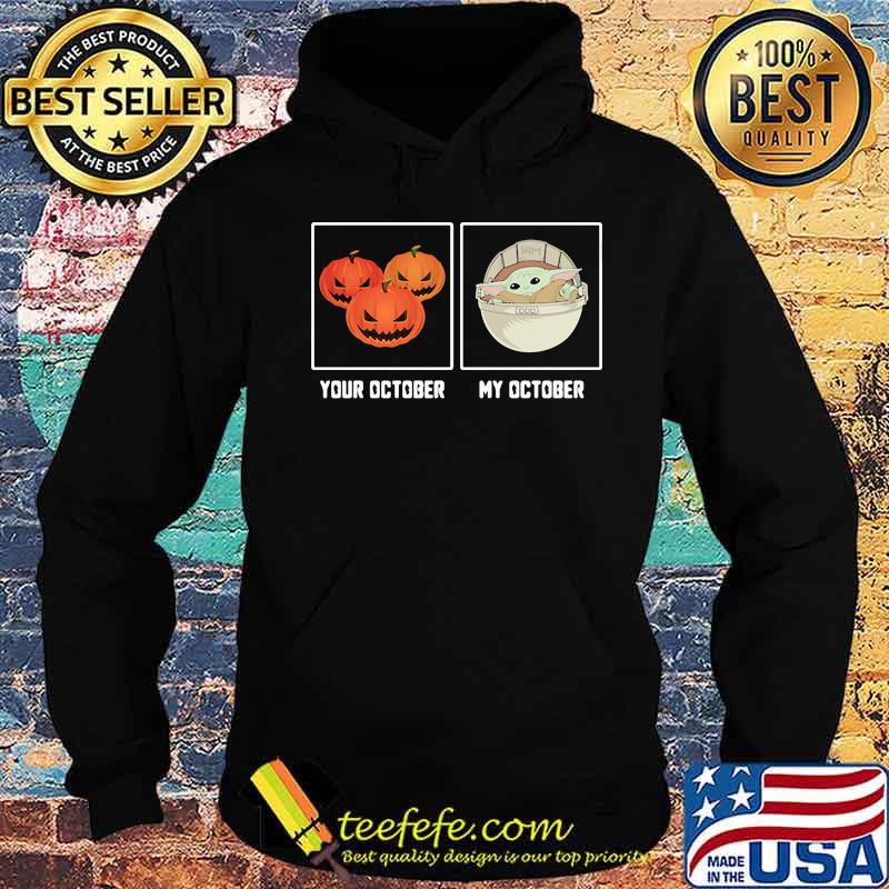 Halloween pumpkins tour october baby yoda my october s Hoodie Halloween pumpkins tour october baby yoda my october s Hoodie