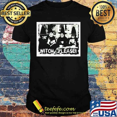 Halloween witch please vintage shirt