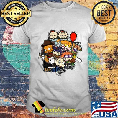 Happy halloween horror movie characters shirt