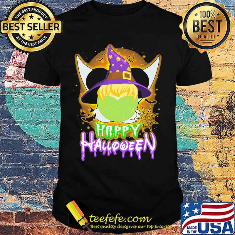 Happy halloween mickey mouse witch star moon shirt