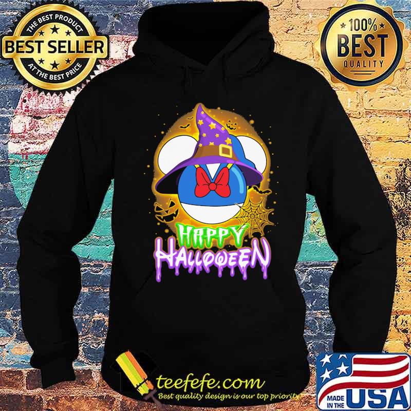 Happy halloween minnie mouse witch moon s Hoodie Happy halloween minnie mouse witch moon s Hoodie