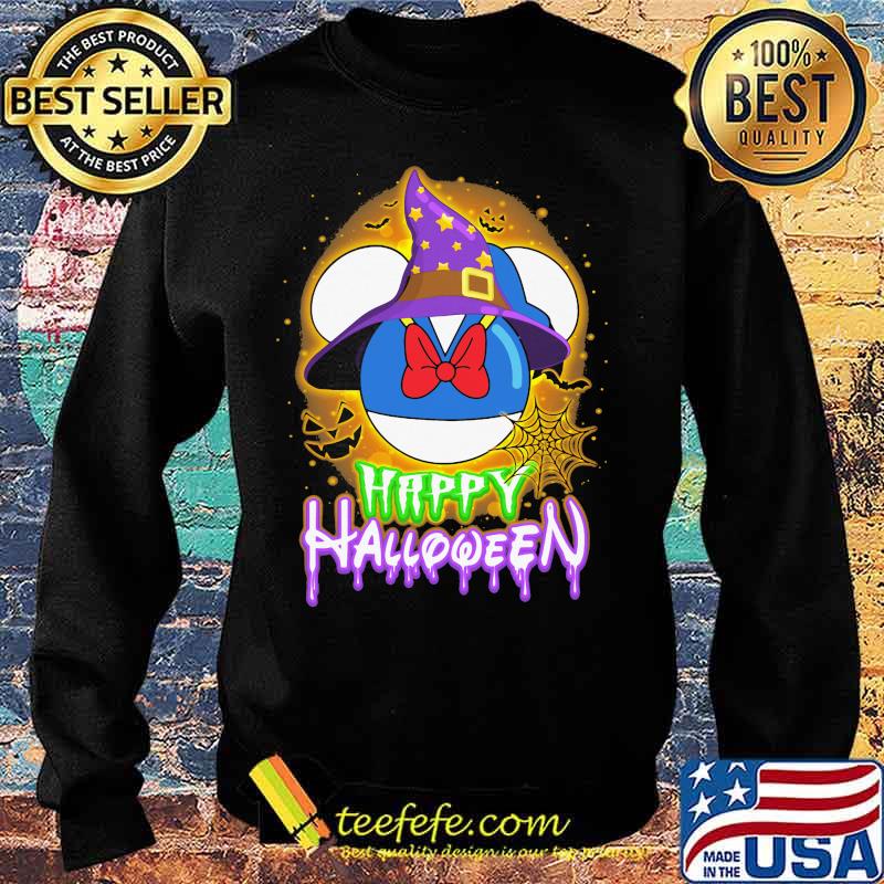 Happy halloween minnie mouse witch moon s Sweater Happy halloween minnie mouse witch moon s Sweater