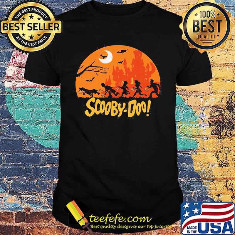Happy halloween scooby-doo moon shirt