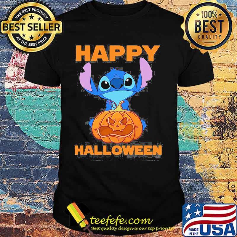 Happy halloween stitch hug pumpkin shirt Happy halloween stitch hug pumpkin shirt
