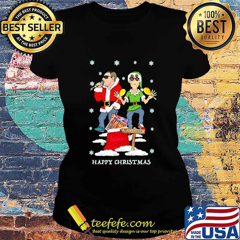 Happy mondays christmas jumper s Ladies tee Happy mondays christmas jumper s Ladies tee