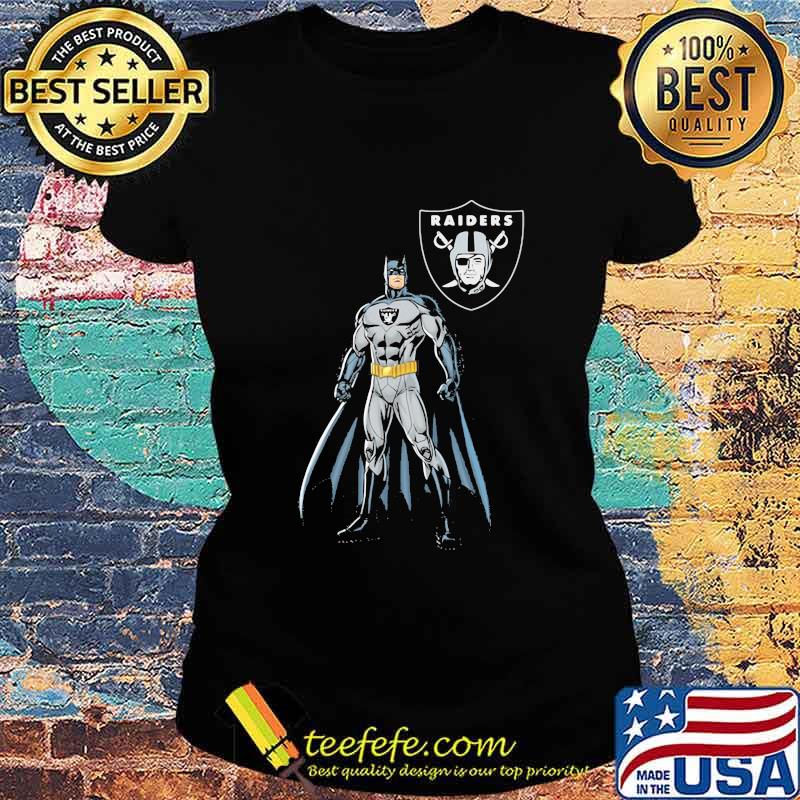 Heroes batman las vegas raiders logo s Ladies tee Heroes batman las vegas raiders logo s Ladies tee
