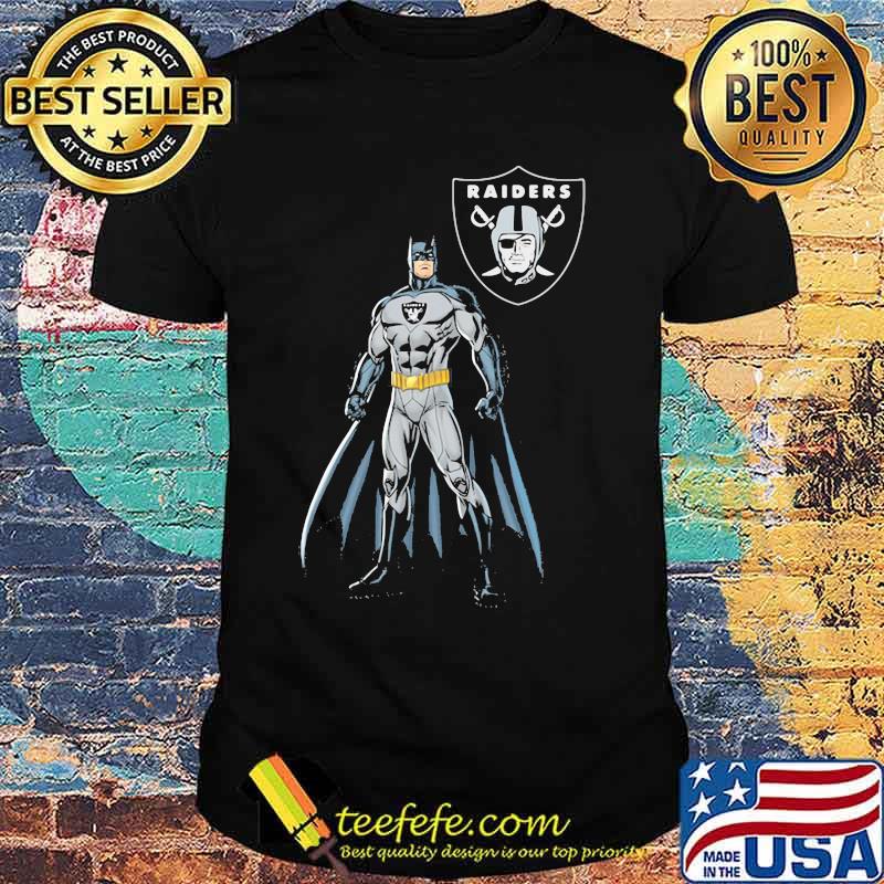 Heroes batman las vegas raiders logo shirt