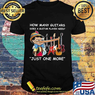 How many guitars does a guitar player need just one more shirt