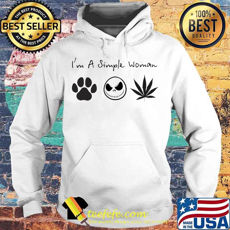 I'm a simple woman dog skull cannabis s Hoodie I'm a simple woman dog skull cannabis s Hoodie
