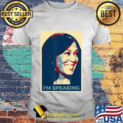 I'm Speaking Kamala Harris Quote VP Debate 2020 Poster T-Shirt