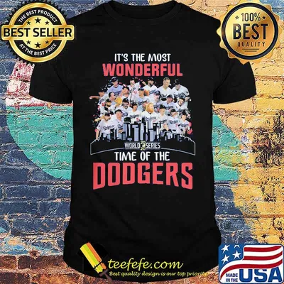 It's the most wonderful 2020 world series time of the dodgers shirt