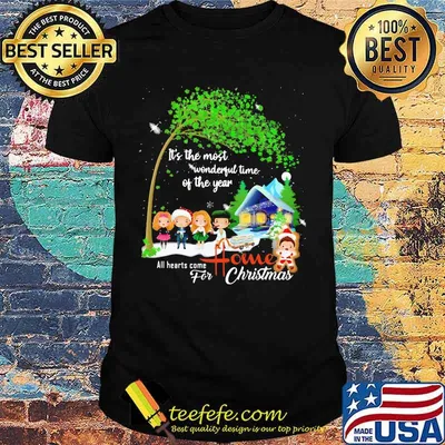 It's the most wonderful time of the year all hearts come home for christmas shirt