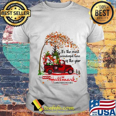 It's the most wonderful time of the year to watch hallmark christmas movies the peanuts leaves tree shirt