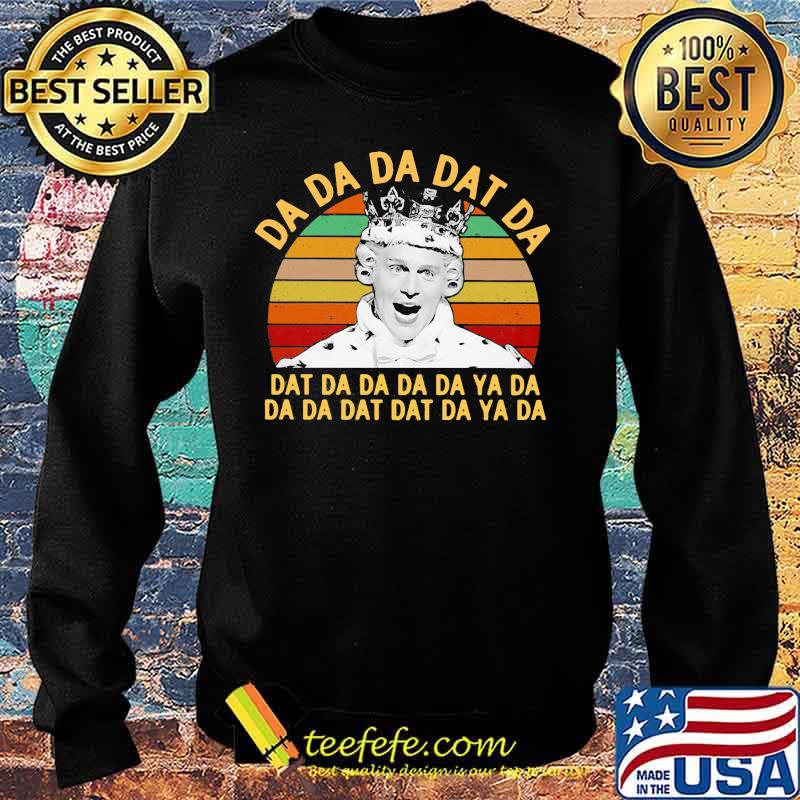Jonathan groff king george hamilton da dat da vintage retro s Sweater Jonathan groff king george hamilton da dat da vintage retro s Sweater