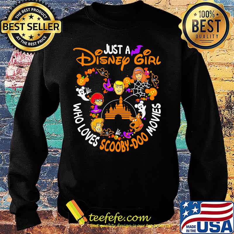 Just a disney girl who loves scooby-doo movies halloween s Sweater Just a disney girl who loves scooby-doo movies halloween s Sweater
