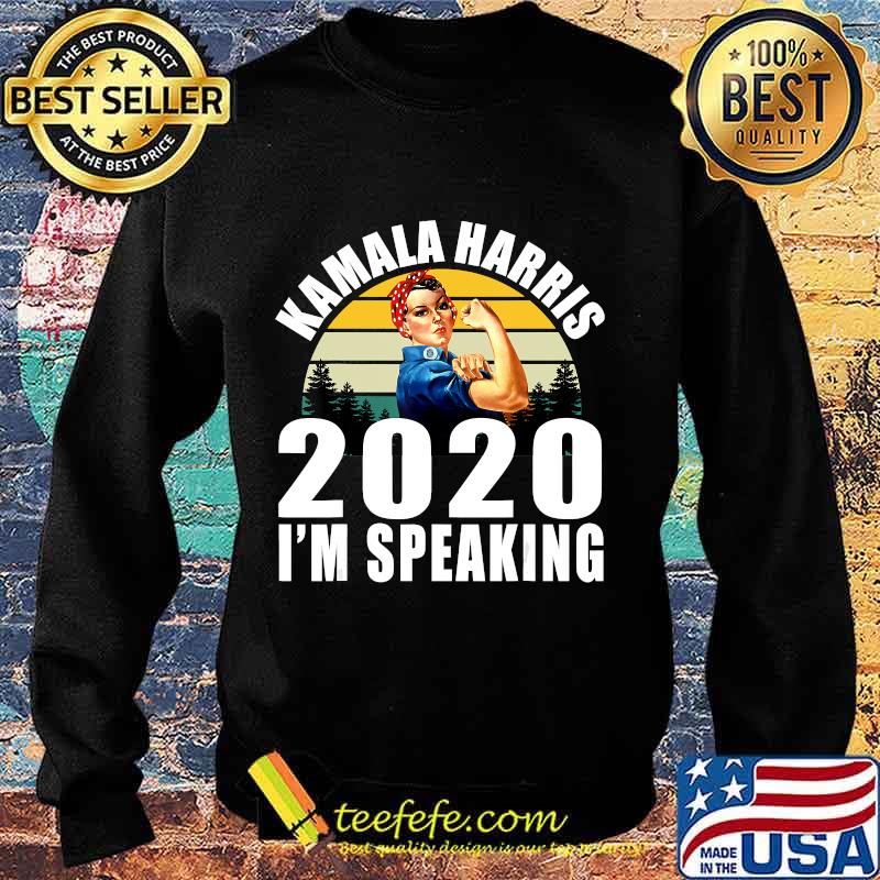 Kamala Harris 2020 I'm Speaking Vice President Debate Quote T-Shirt Sweater Kamala Harris 2020 I'm Speaking Vice President Debate Quote T-Shirt Sweater
