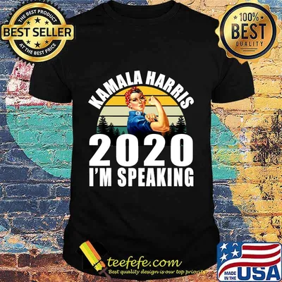 Kamala Harris 2020 I'm Speaking Vice President Debate Quote T-Shirt
