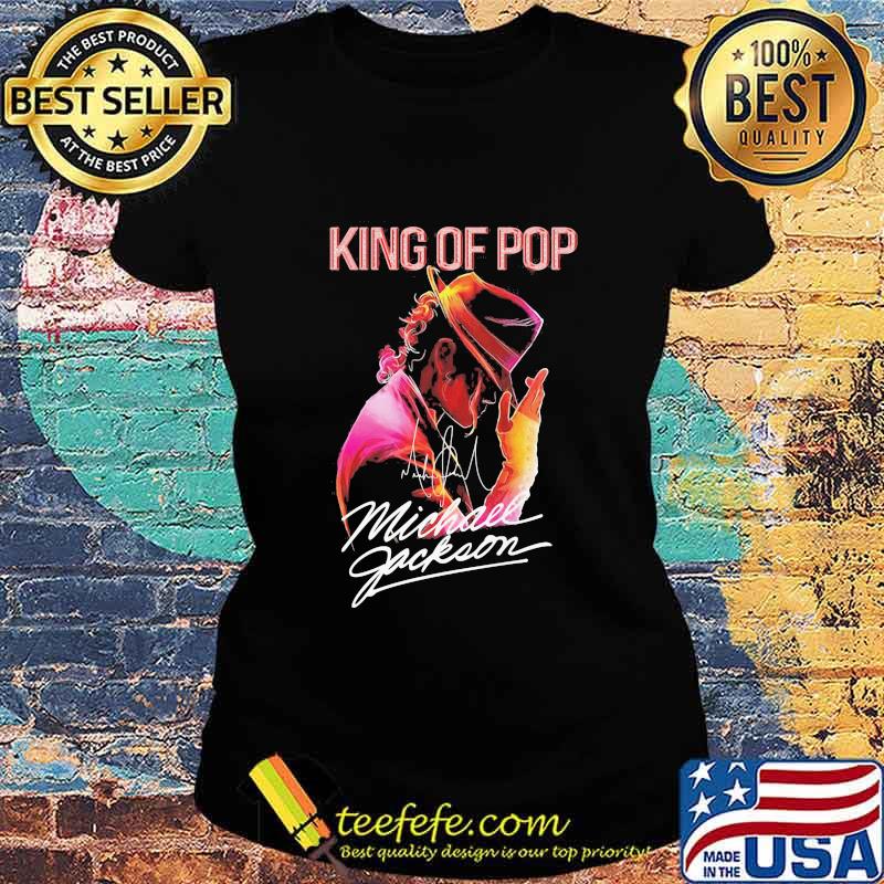 King of pop michael jackson album signature s Ladies tee King of pop michael jackson album signature s Ladies tee