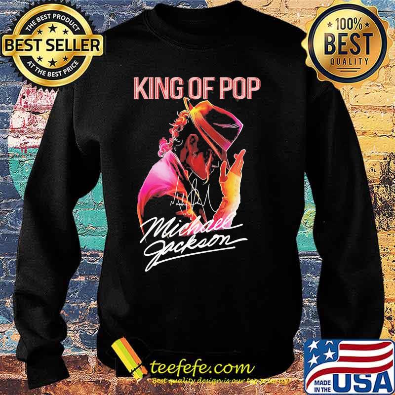 King of pop michael jackson album signature s Sweater King of pop michael jackson album signature s Sweater
