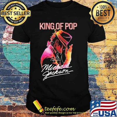 King of pop michael jackson album signature shirt
