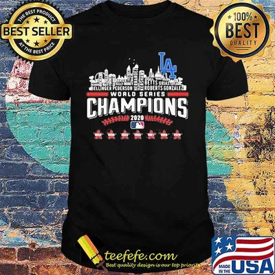 La los angeles world series 2020 champions stars shirt