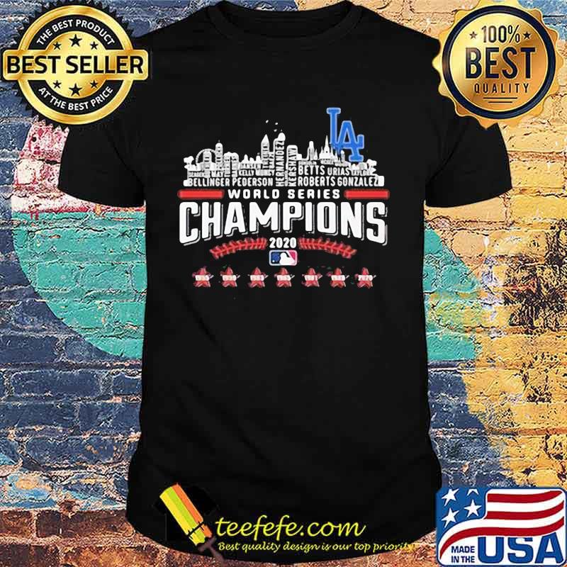 La los angeles world series 2020 champions stars shirt