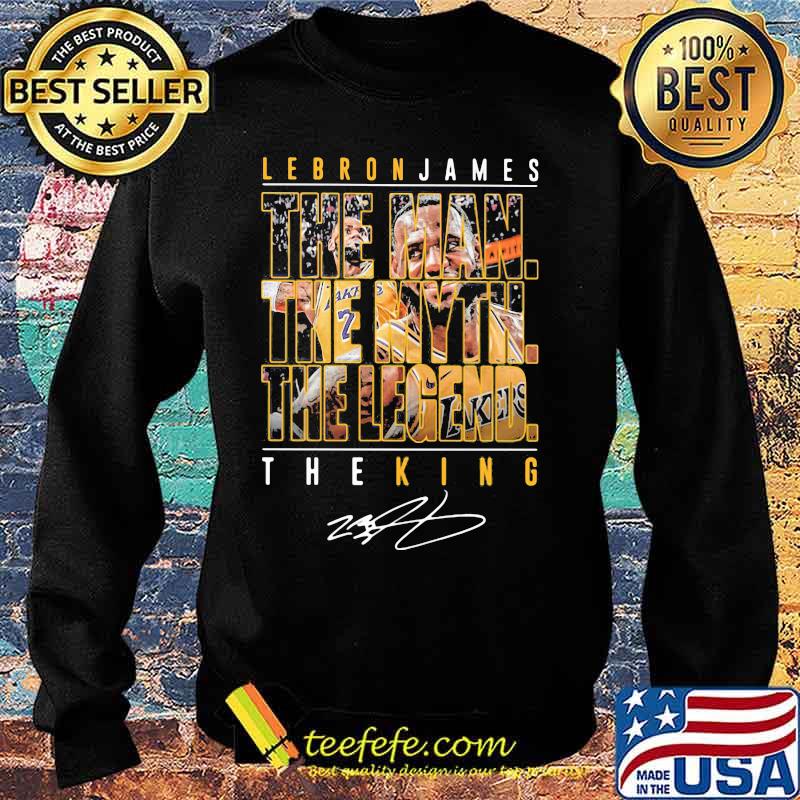 Lebron james the man the myth the legend the king signature s Sweater Lebron james the man the myth the legend the king signature s Sweater