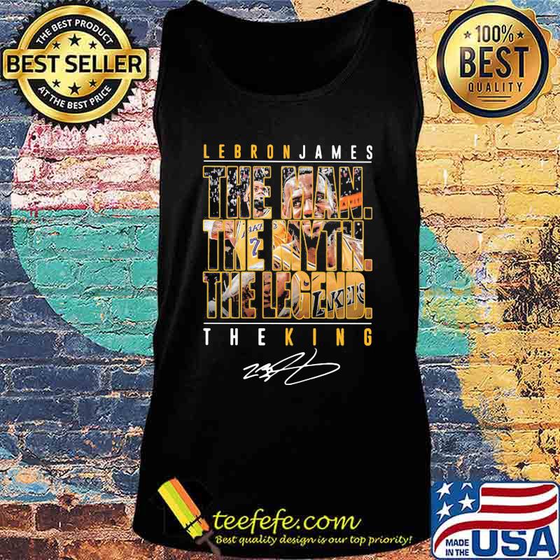 Lebron james the man the myth the legend the king signature s Tank top Lebron james the man the myth the legend the king signature s Tank top