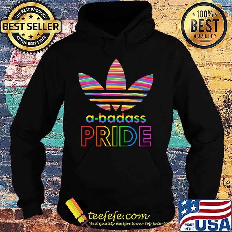 Lgbt a-badass pride adidas logo s Hoodie Lgbt a-badass pride adidas logo s Hoodie