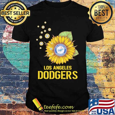 Logo los angeles dodgers sunflower shirt