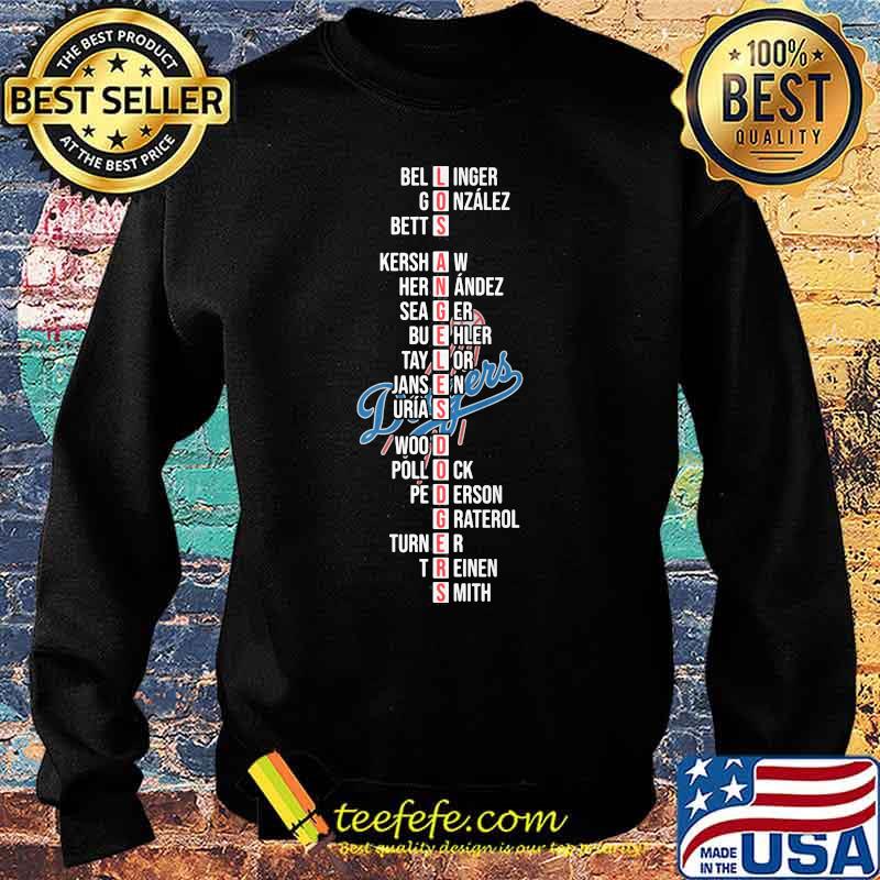 Los angeles dodgers bellinger gonzalez betts baseball s Sweater Los angeles dodgers bellinger gonzalez betts baseball s Sweater
