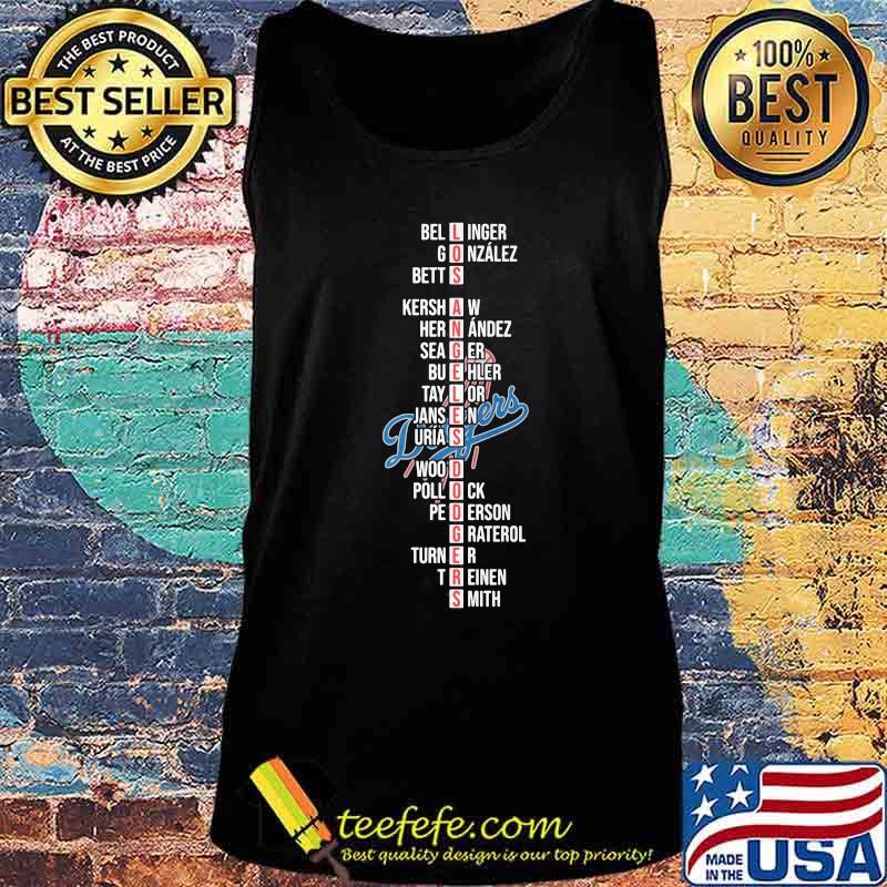 Los angeles dodgers bellinger gonzalez betts baseball s Tank top Los angeles dodgers bellinger gonzalez betts baseball s Tank top