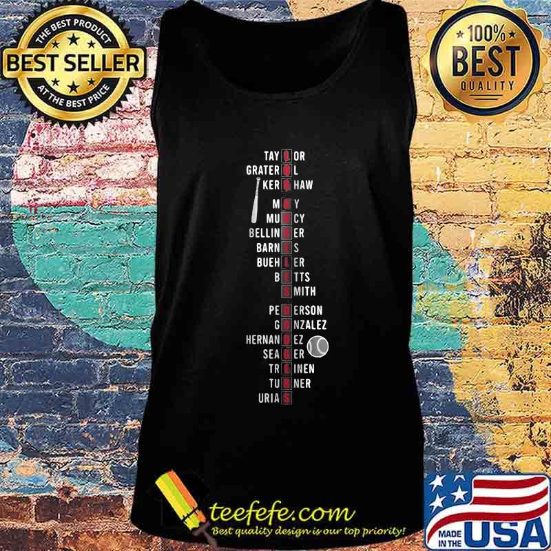 Los angeles dodgers champions baseball world series s Tank top Los angeles dodgers champions baseball world series s Tank top