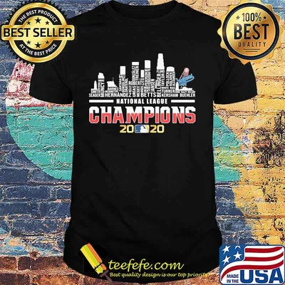 Los angeles dodgers national league champions 2020 shirt